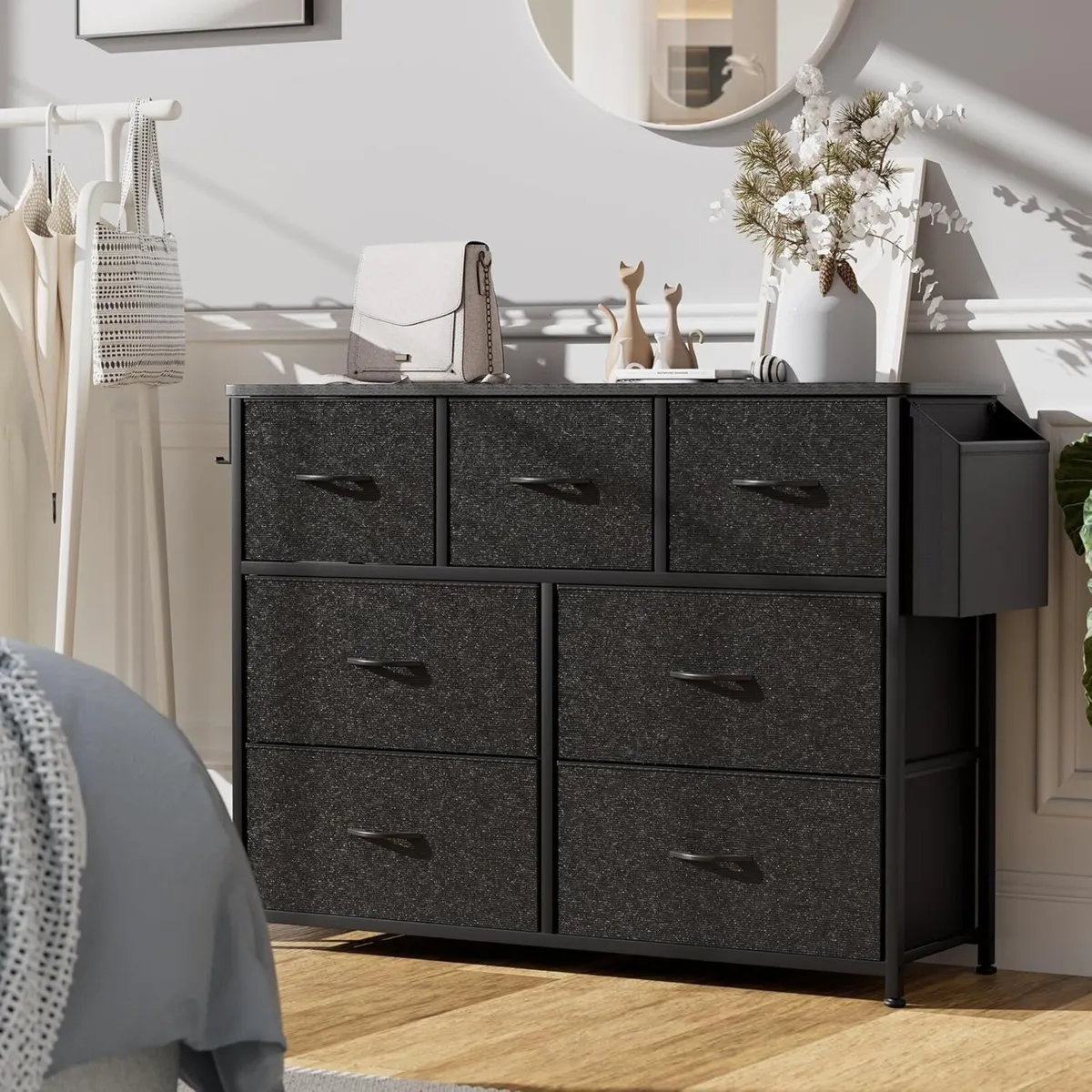 Fabric Chest of Drawers Canvas Storage Unit - Image 2
