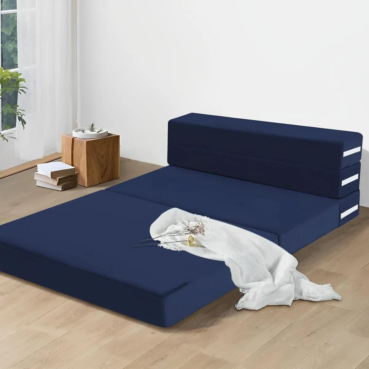 Folding Mattress Corduroy Fold Out Sofa Bed - Image 2