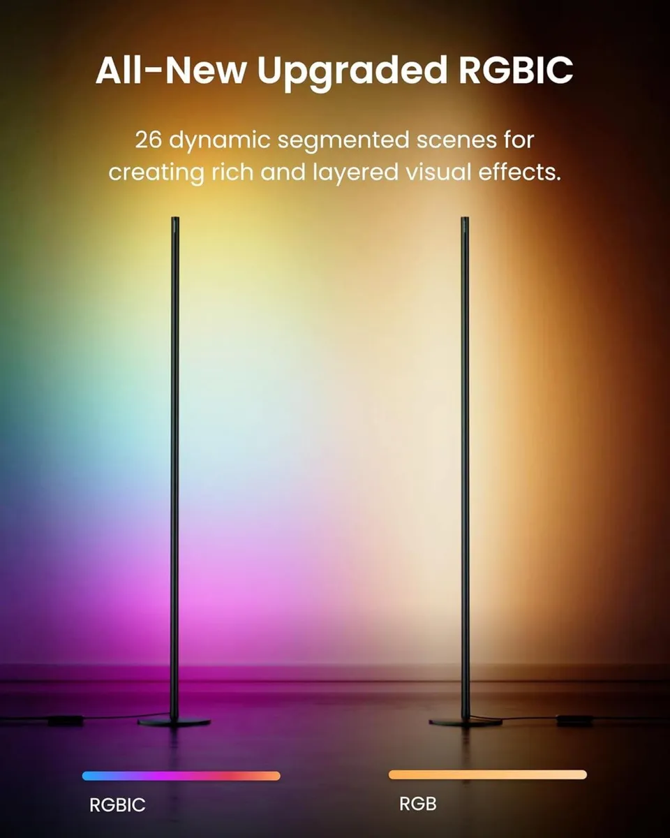 Matter Rgbicww Floor Lamp Warm Cool LED Corner - Image 3