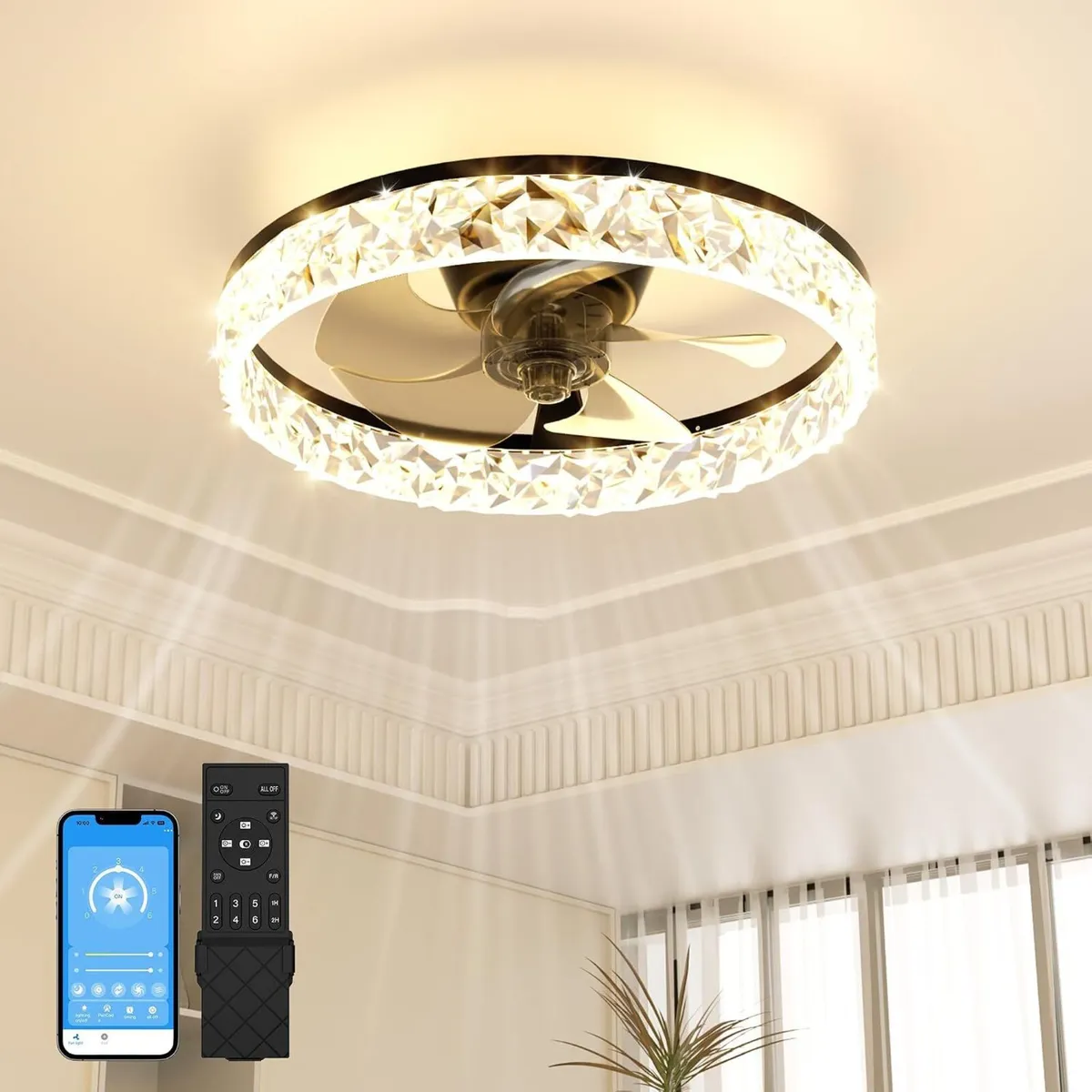 Ceiling Fan with Light Remote - Image 1
