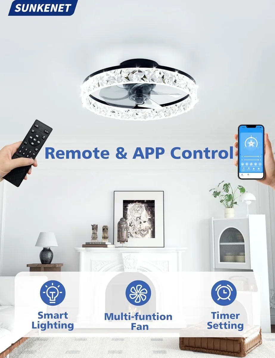Ceiling Fan with Light Remote - Image 3
