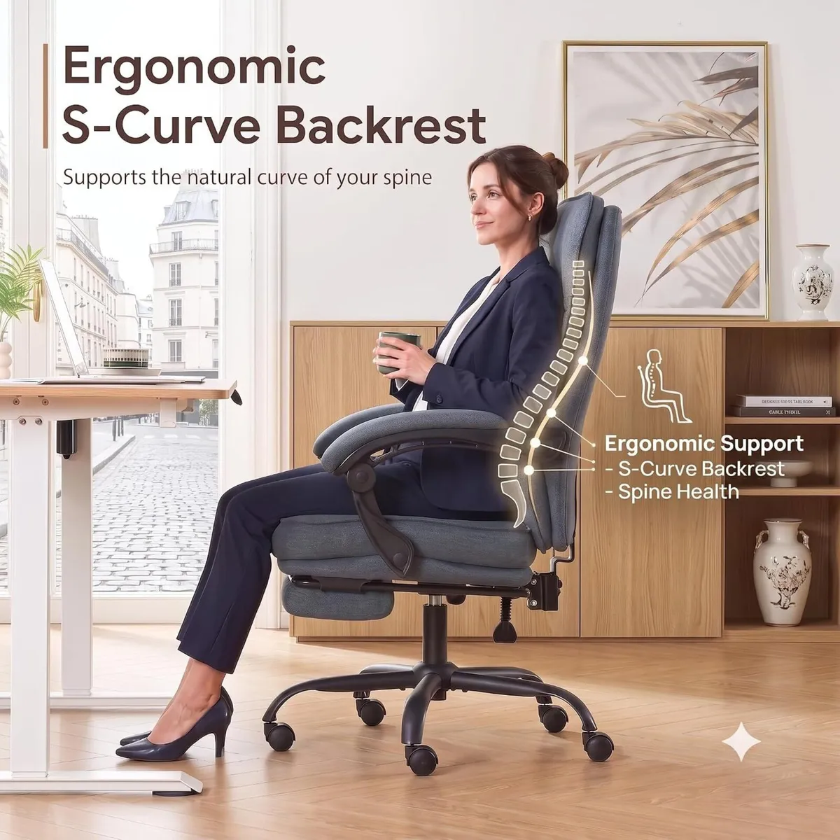 Office Chairs for Home Ergonomic Chair - Image 4