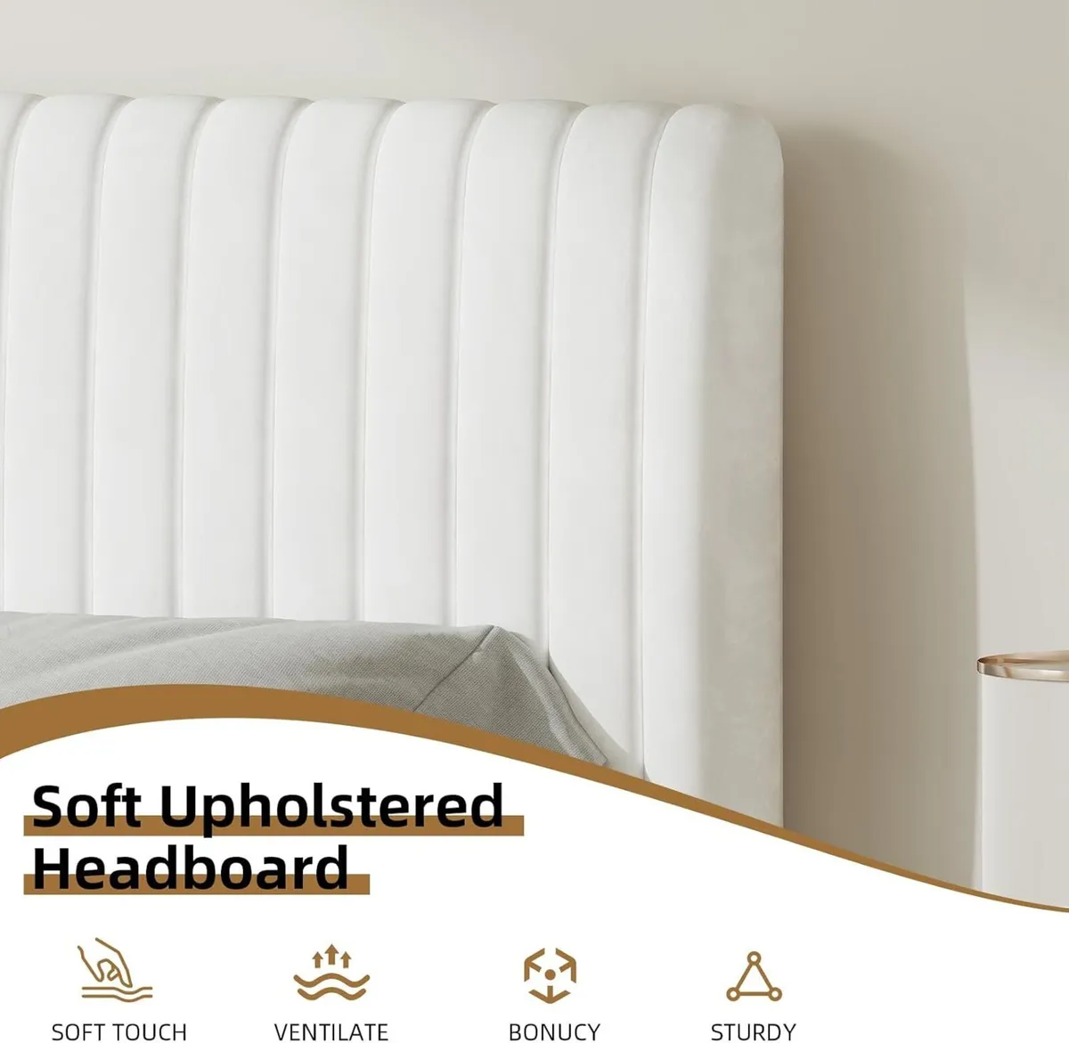 Bed Frame with Headboard - Image 2