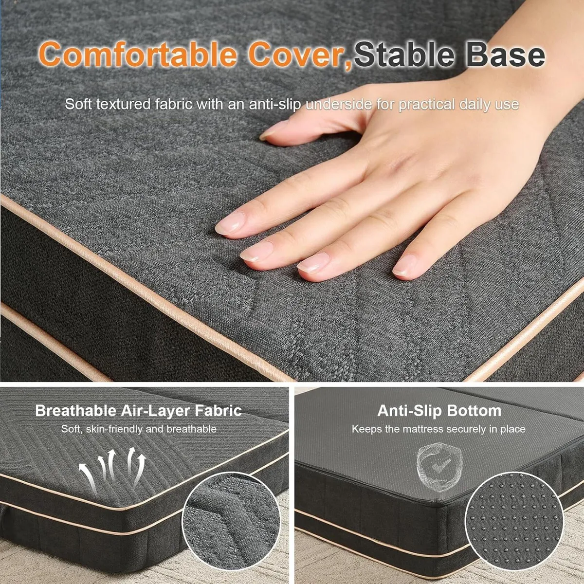 Folding Mattress Tri Fold Memory Foam with 3-Layer - Image 4