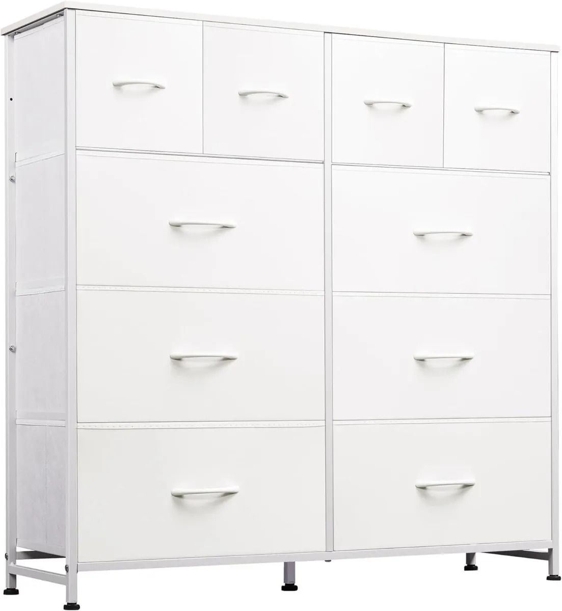 Tall Chest of Drawers 10 Large Fabric Dresser - Image 1
