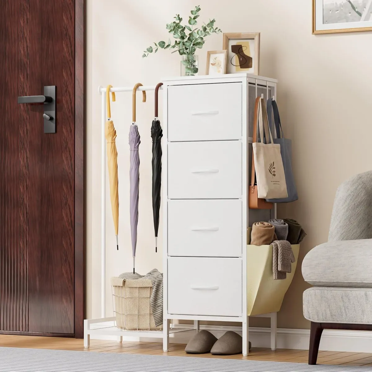 Chest of Drawers with Retractable Hanging Rail - Image 2