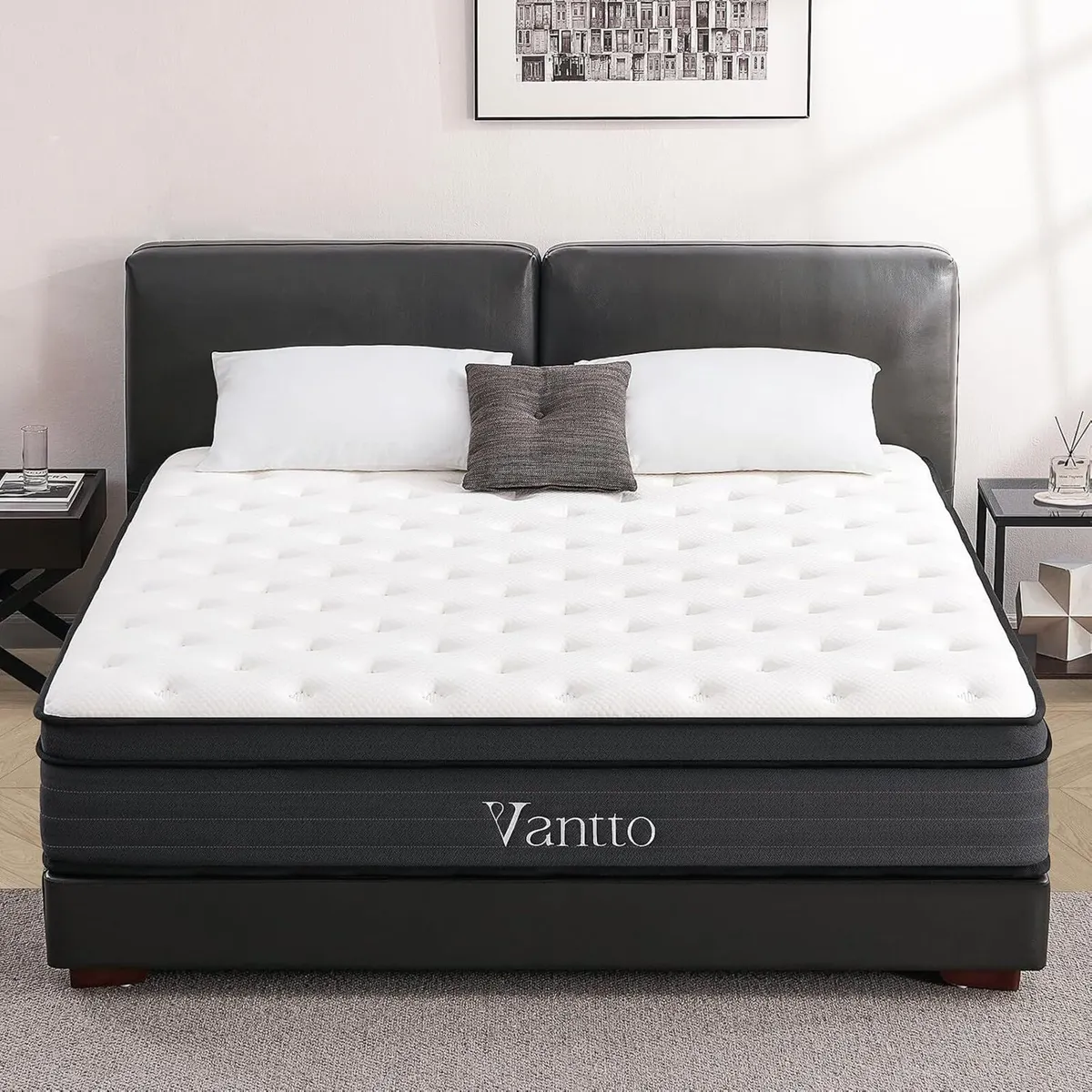 Mattress Memory Foam Hybrid with Breathable - Image 1