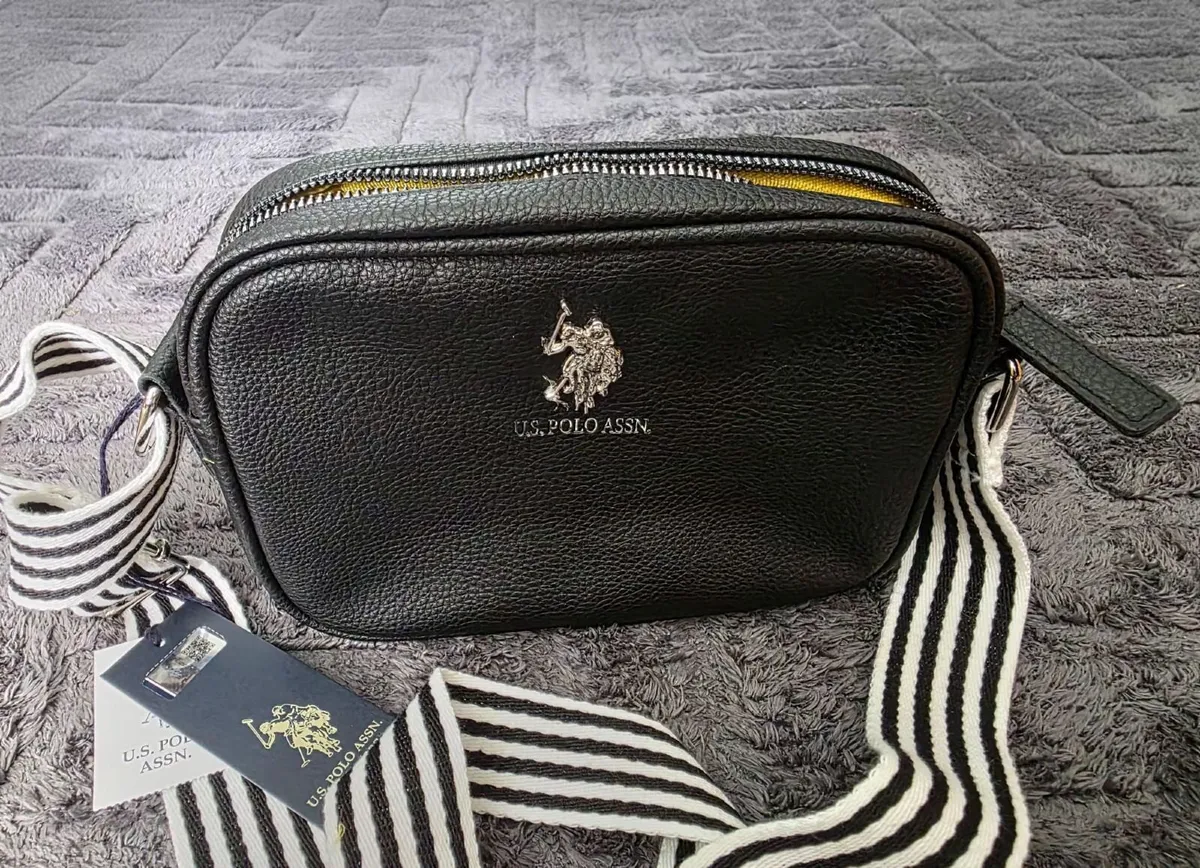 U.S. Polo Assn. Crossbody Bag – Black - Image 1