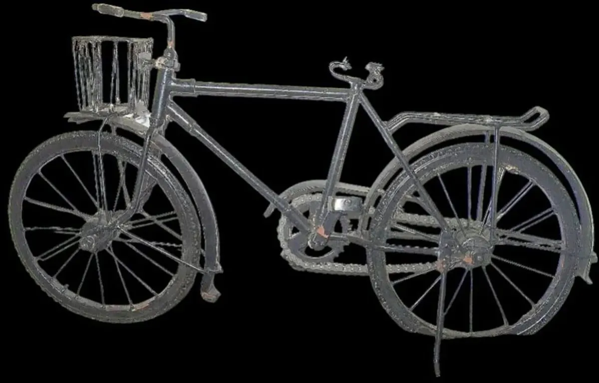 Vintage Miniature Metal Bicycle Ornament -Pristine - Image 2