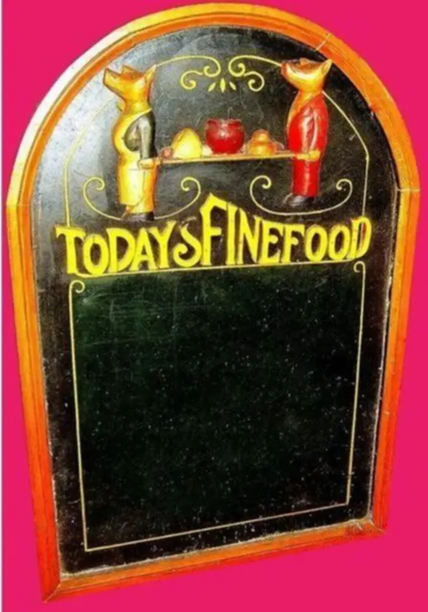 Large Vintage Restaurant Chalkboard - Image 3