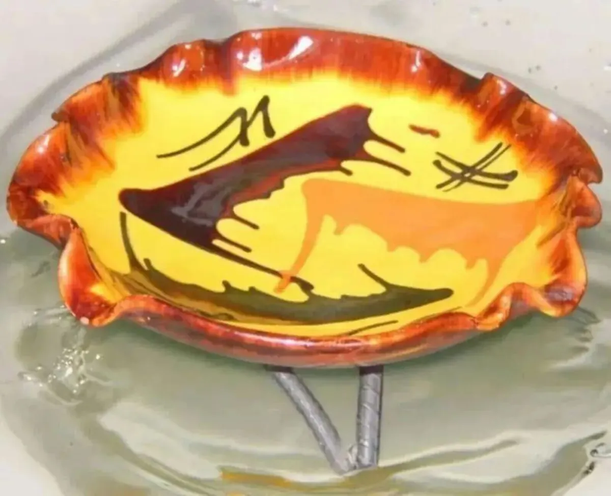 Vintage Harrods Ceramic & Iron 'Menez' Bowl - Image 3