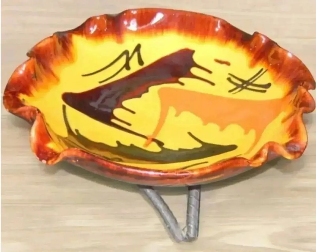 Vintage Harrods Ceramic & Iron 'Menez' Bowl - Image 4