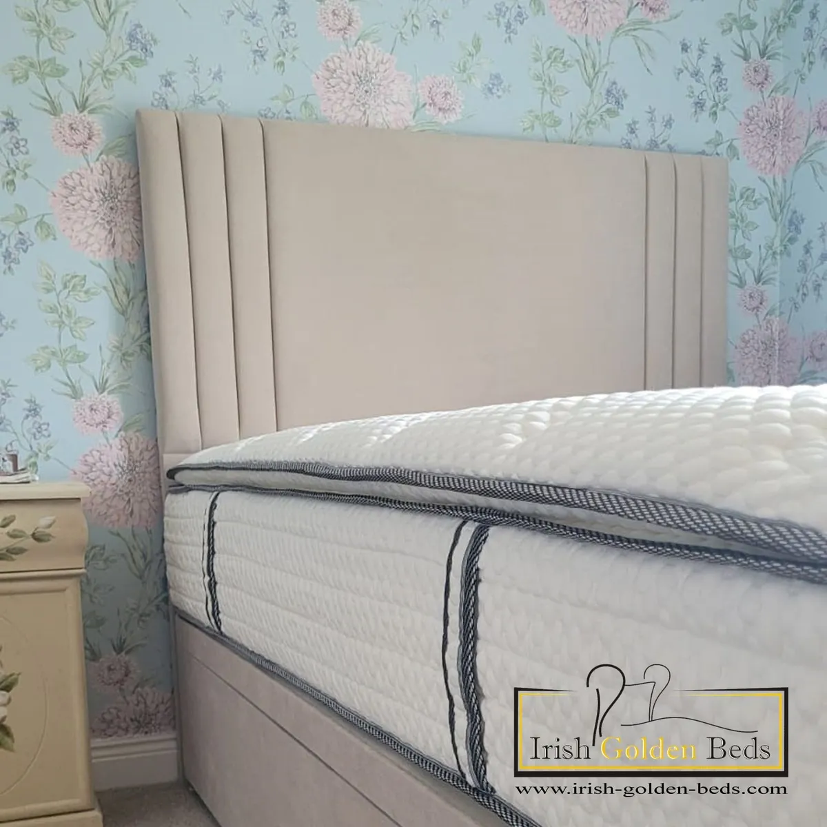 bed frame and headboard, free delivery - Image 1