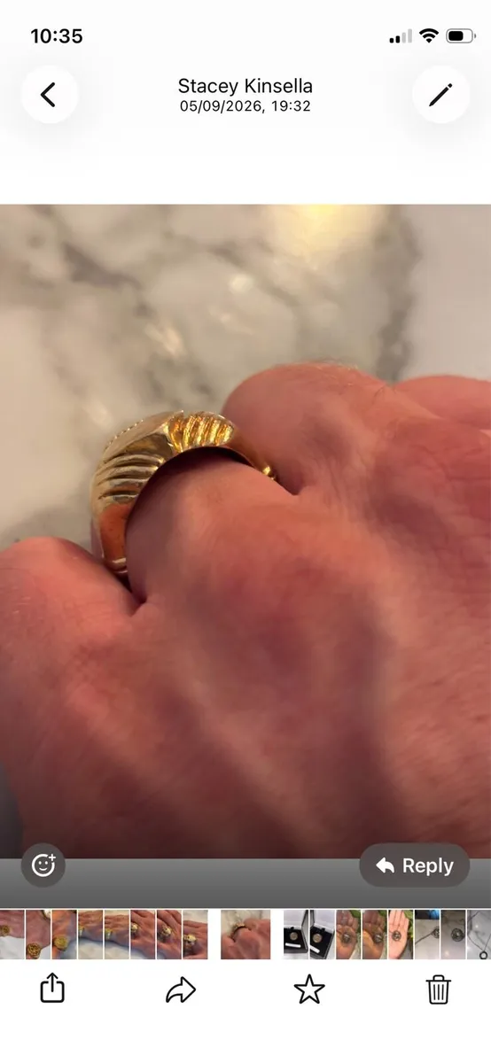 9ct gold claddagh one of a kind - Image 3