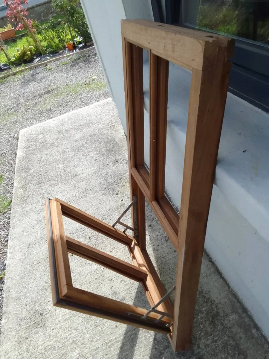 Solid teak window - Image 2