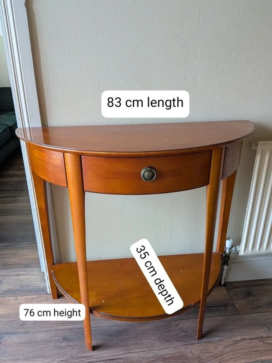 Half-moon console table - Image 1