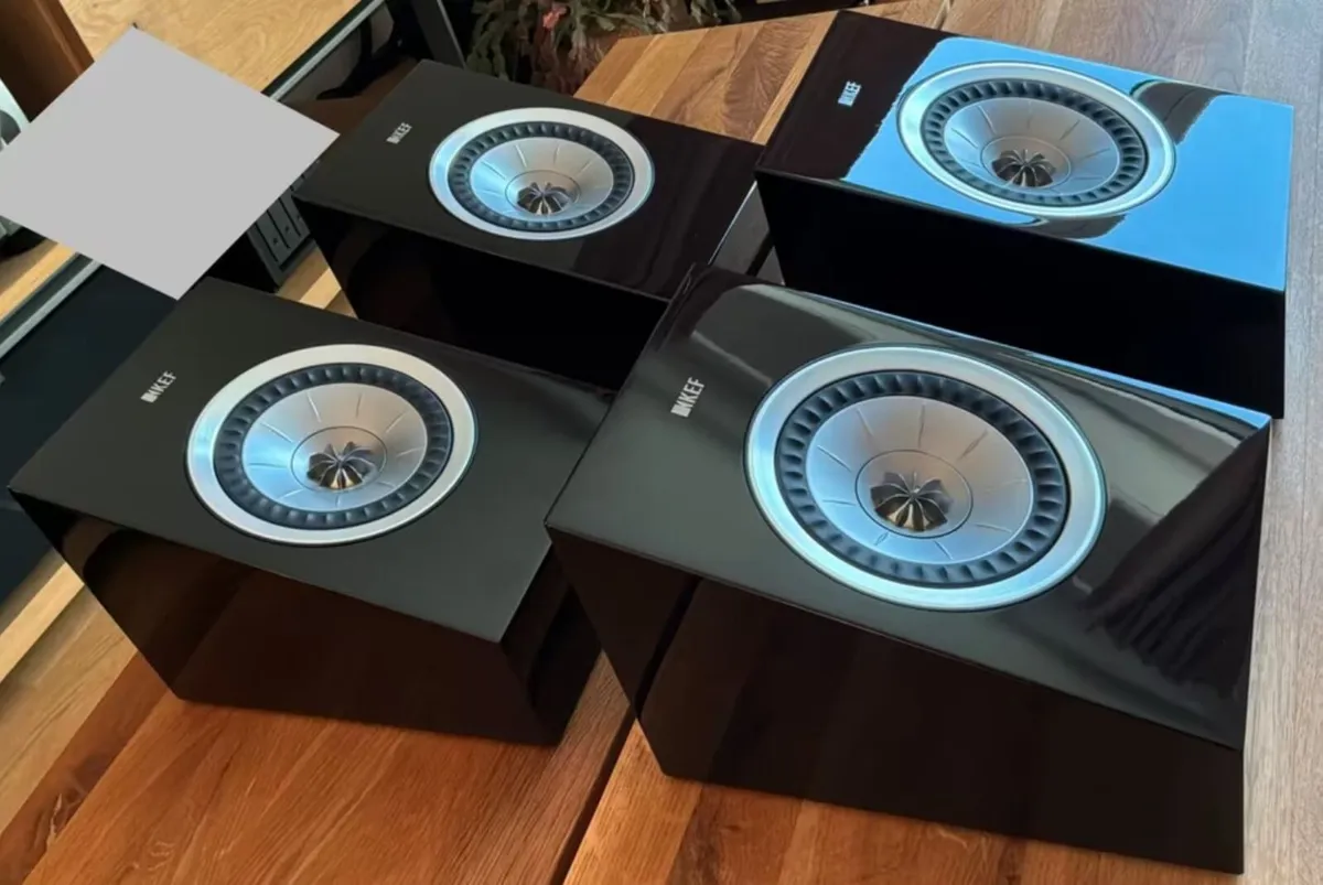 KEF R50 Dolby Atmos Modules Black Lacquer Mint - Image 3