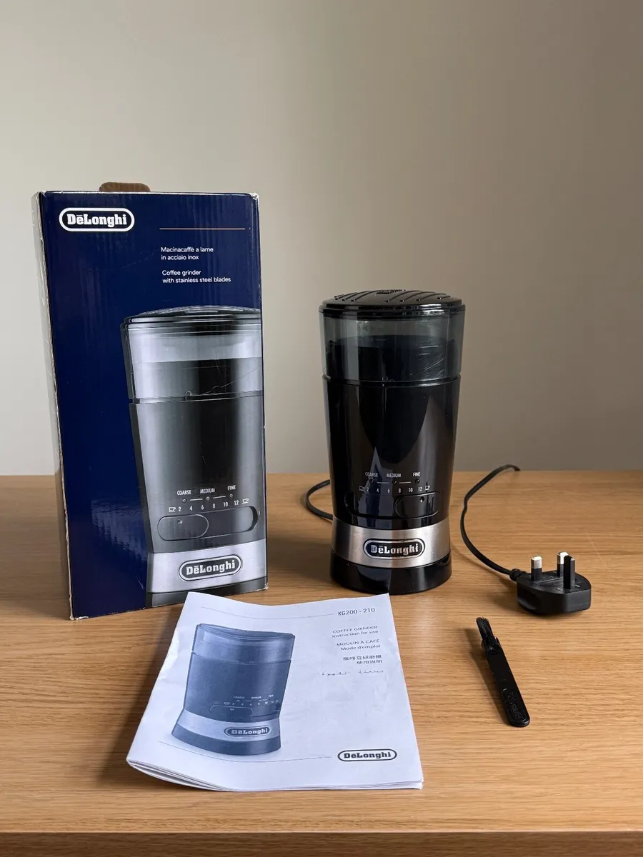 Delonghi Adjustable Grind, Coffee Grinder. - Image 1