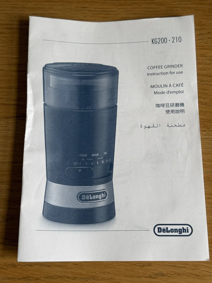 Delonghi Adjustable Grind, Coffee Grinder. - Image 4