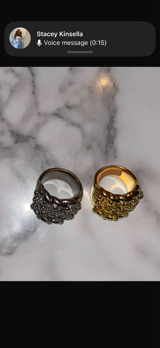 2 keeper rings - Image 1