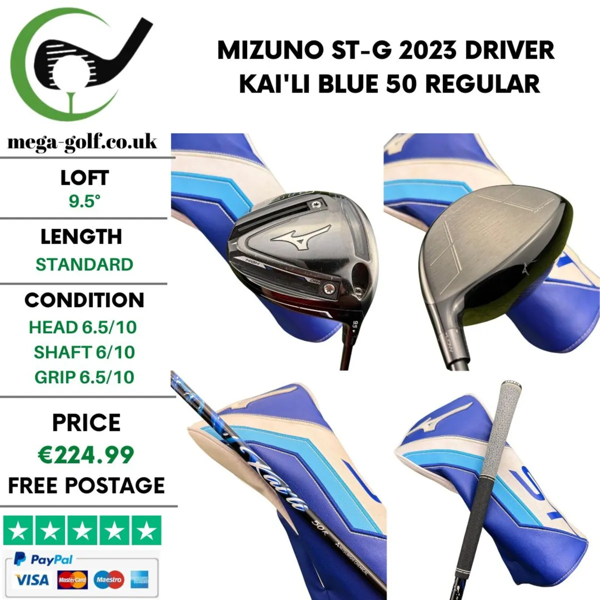 Mizuno ST-G 2023 Driver / 9.5° / Regular - Image 1