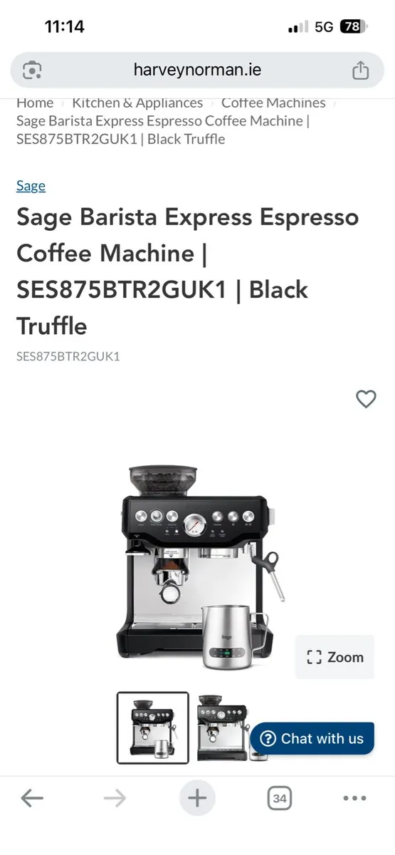 Black sage coffee machine
