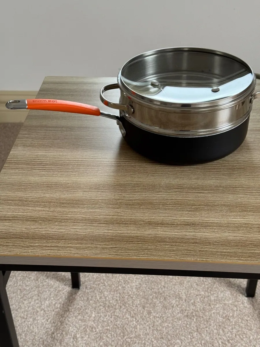 Joe Wicks Non -Stick 24cm Multipan with Steamer. - Image 1