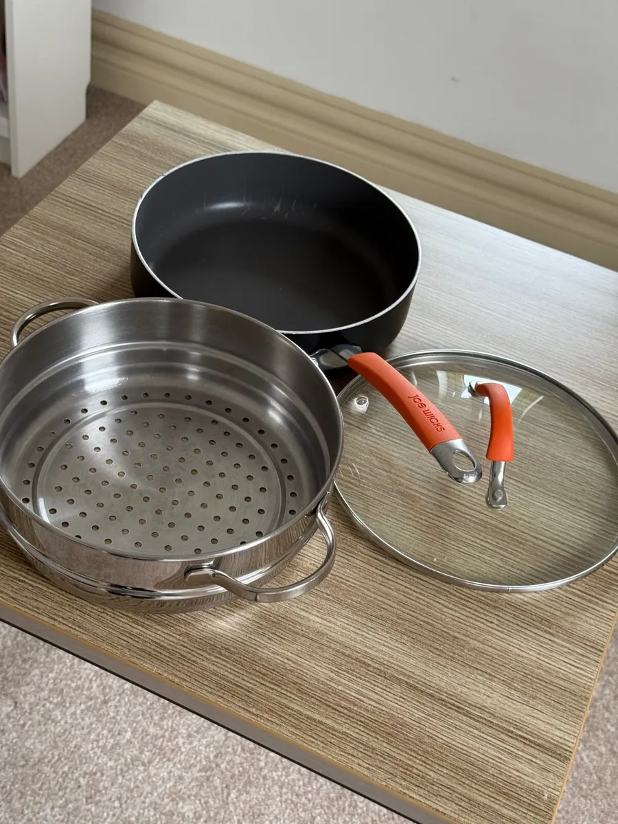 Joe Wicks Non -Stick 24cm Multipan with Steamer. - Image 4