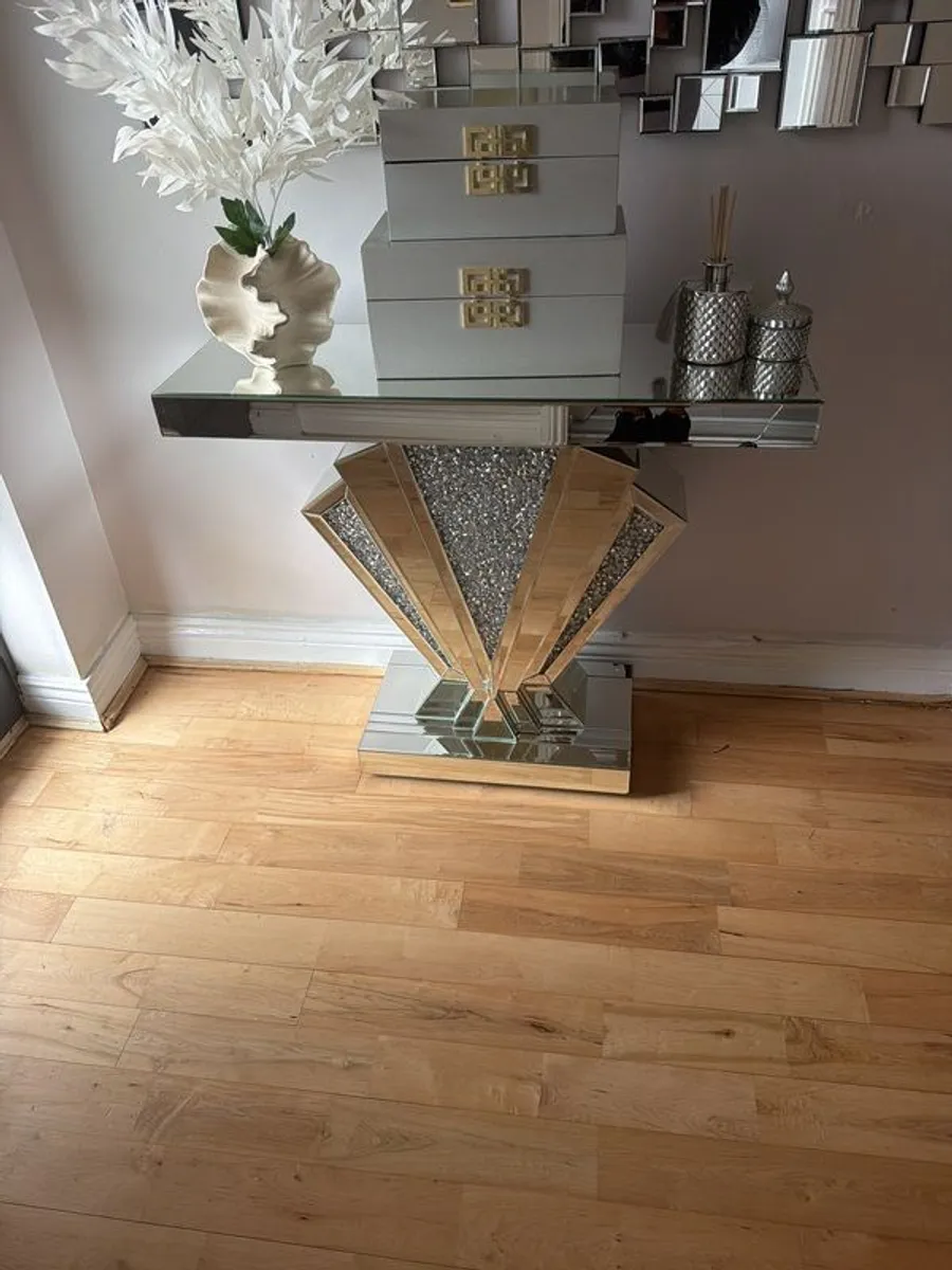 mirrored console table - Image 1