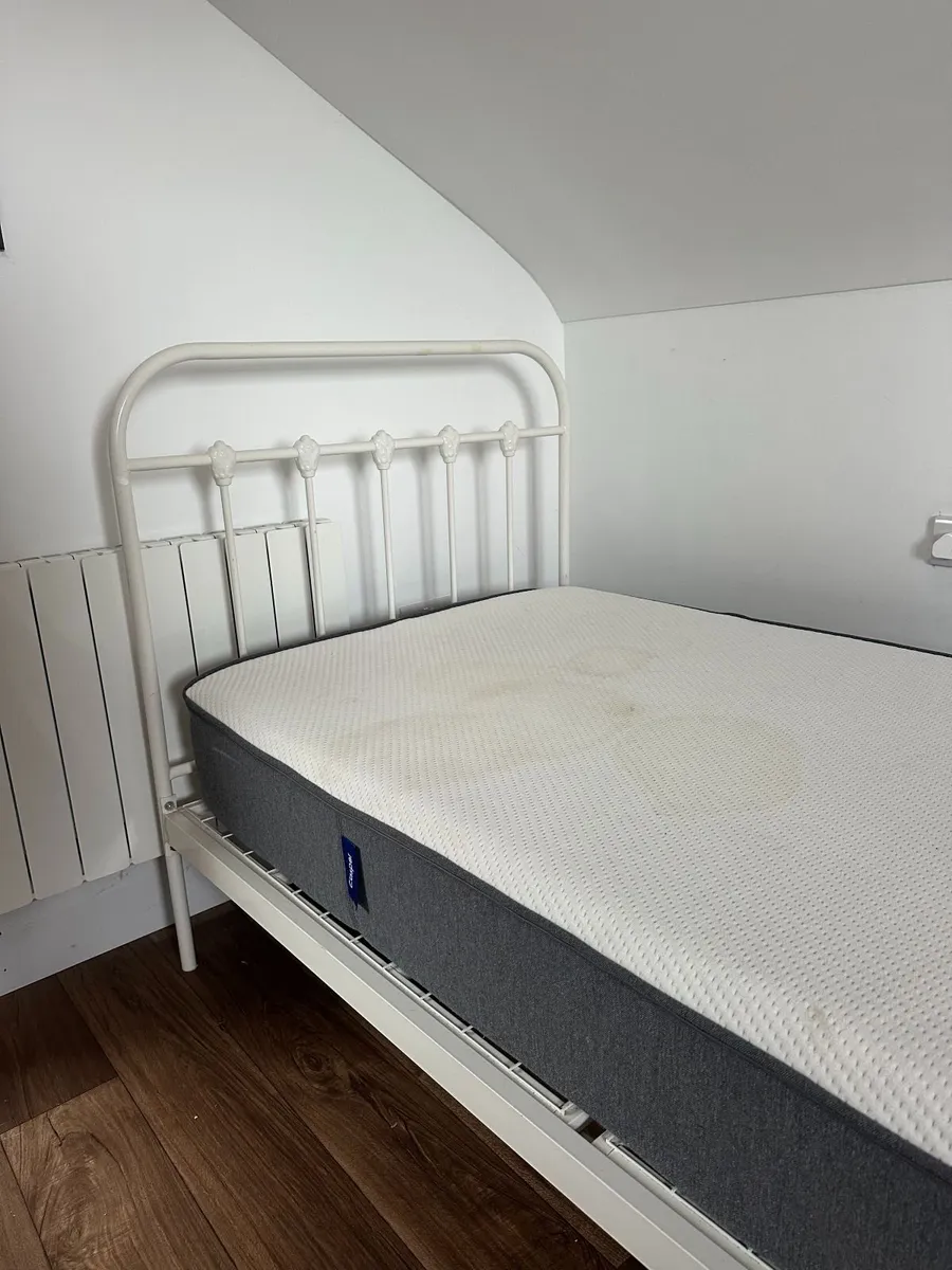 Single Bed Frame and Casper Mattress - Image 3