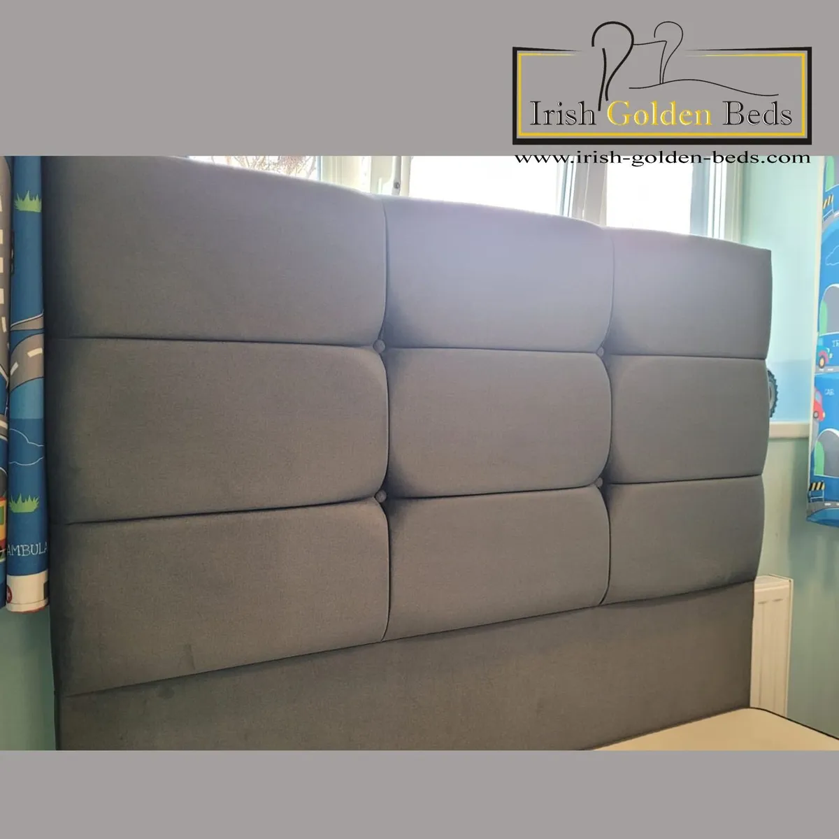 bed frame and headboard, free delivery - Image 4