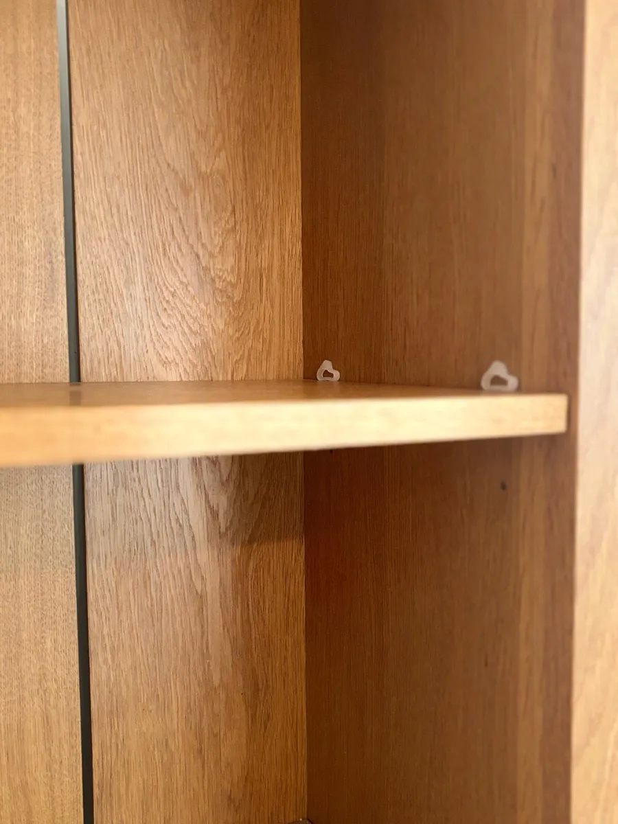 Oak storage tall boy - Image 2
