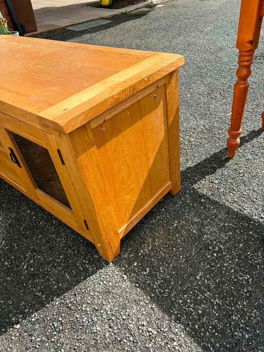 tv unit oak - Image 4