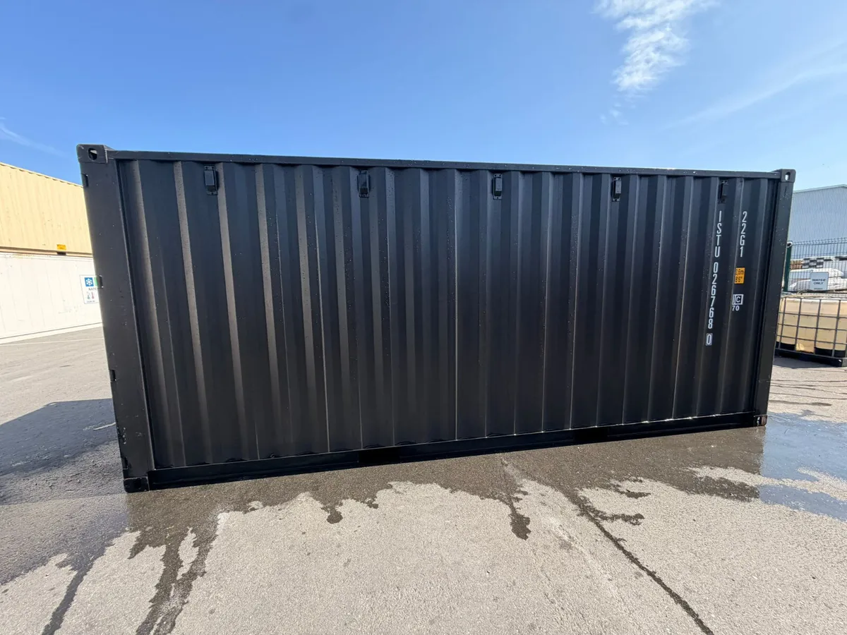 New Black 20ft Containers - Image 3