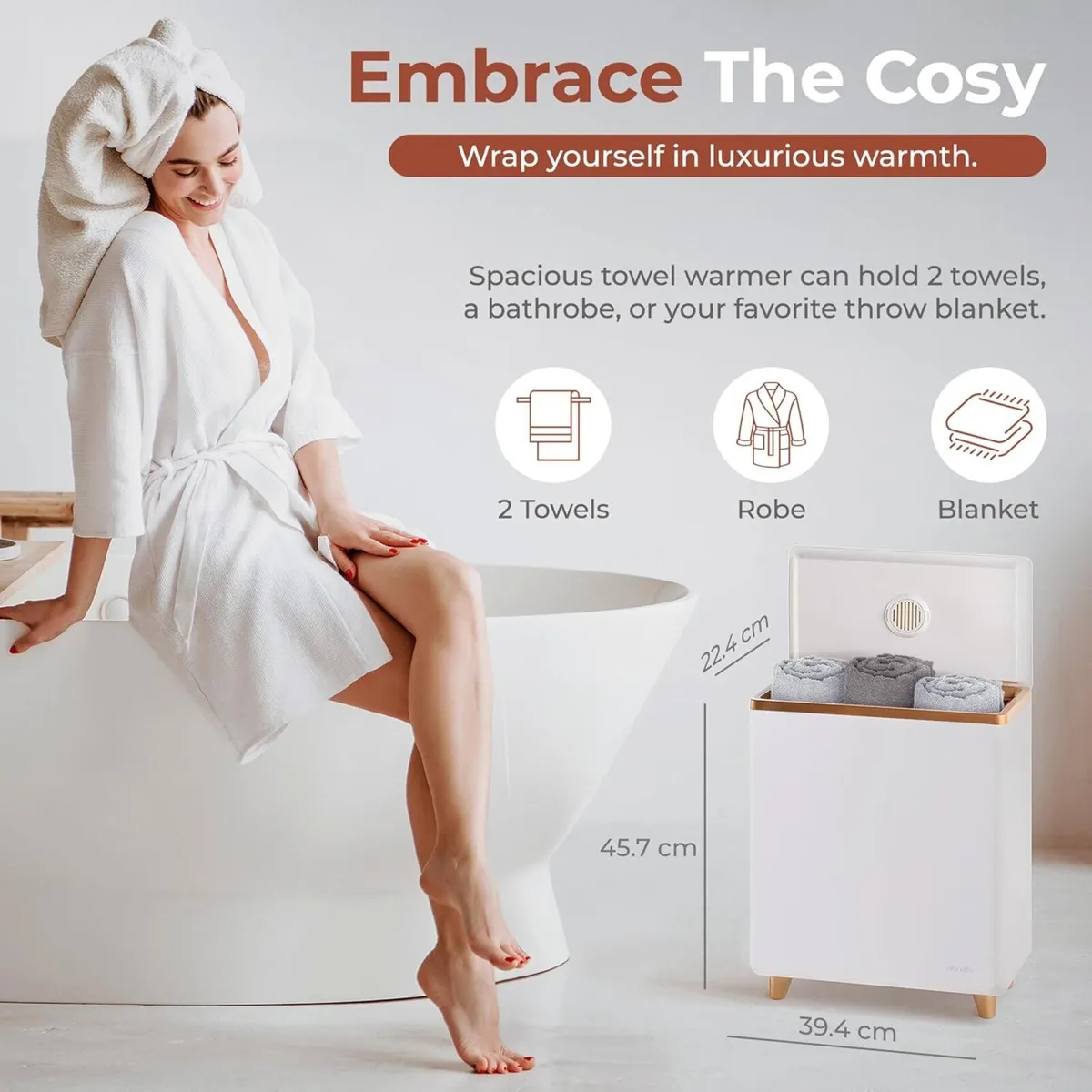 Hot Towel Warmer W Customised Fragrance - Image 2