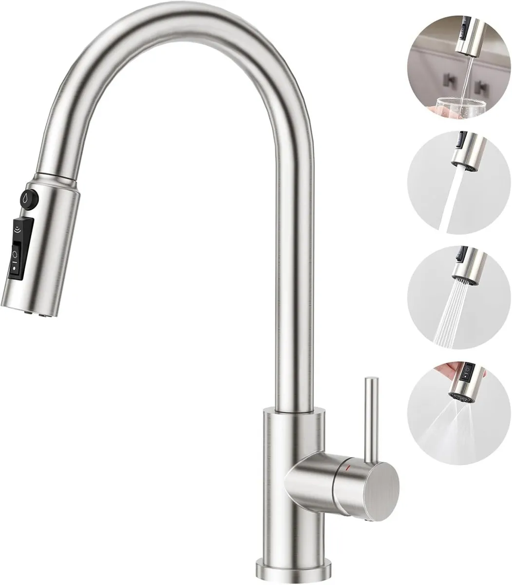 3 Way Filtered Water Tap Swivel Single Handle - Image 1