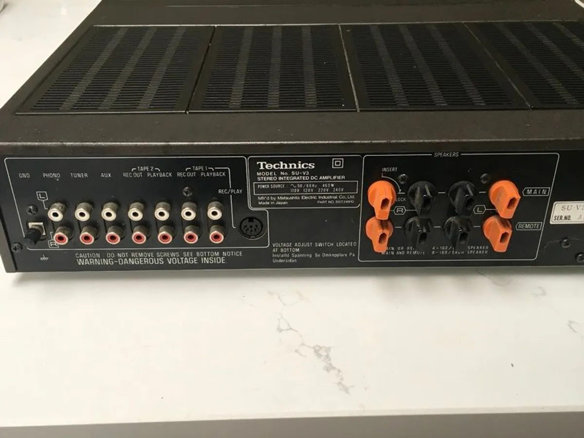 Amplifier, Technics SU-V3 - Image 4