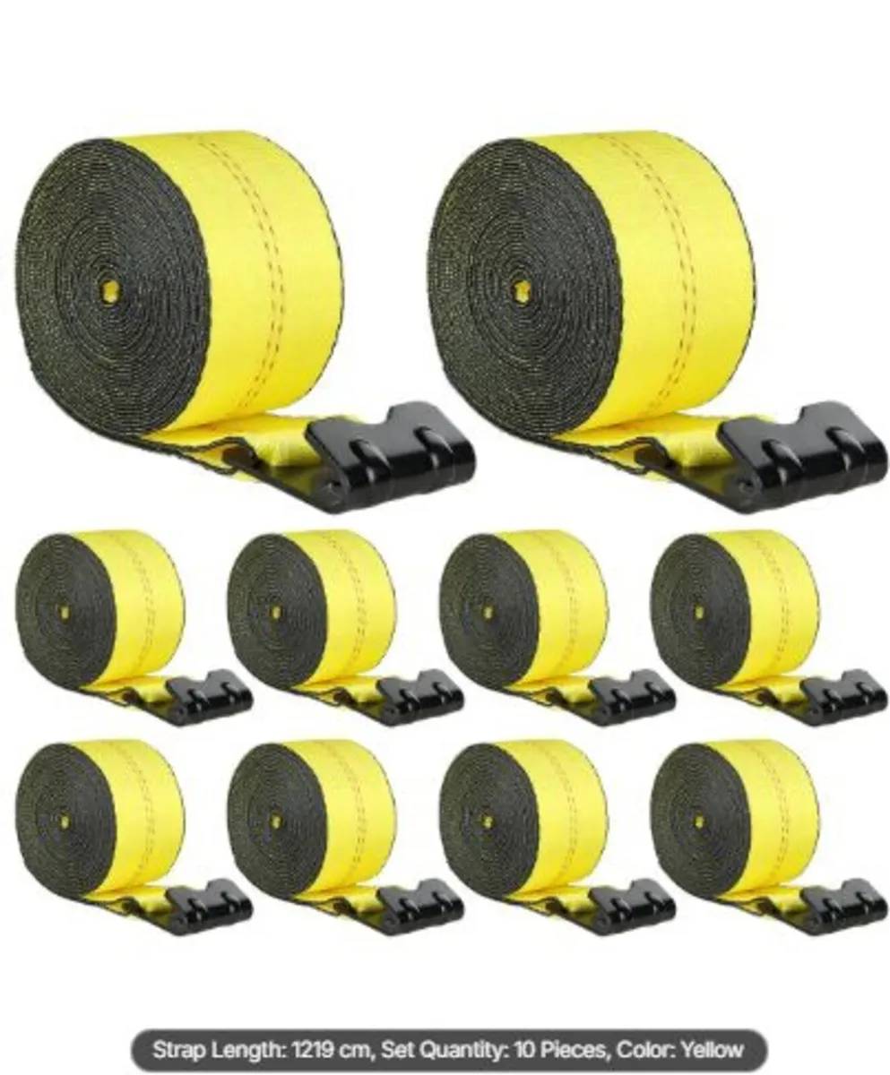 Winch Straps, 10.2 cmx12.2 m,2722kg Load Capacity - Image 1