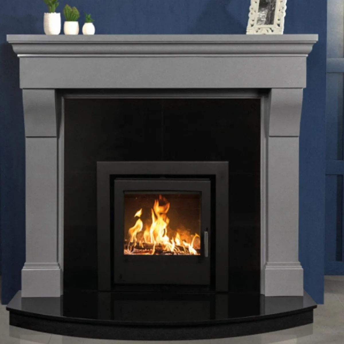 Cabra Luna Grey Marble Fire-Surround 54" - Image 4