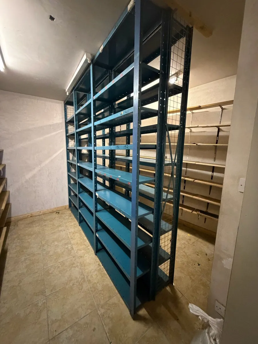Heavy Duty Steel Shelving 6 bays 2.6mt high