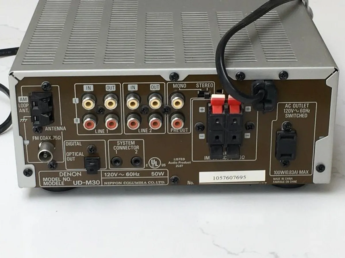 Denon UD-M30 CD Radio (110 v) - Image 2