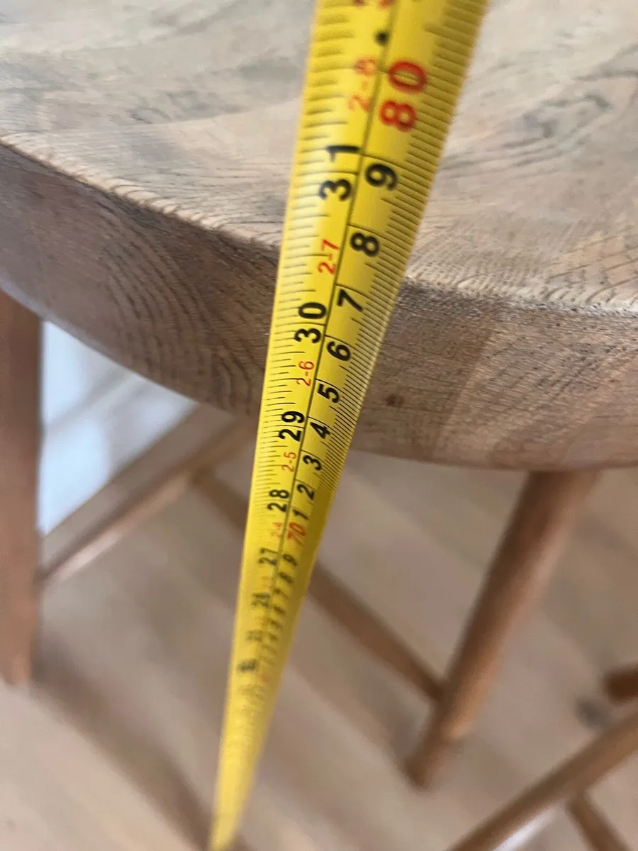 Bar stool solid Oak - Image 4