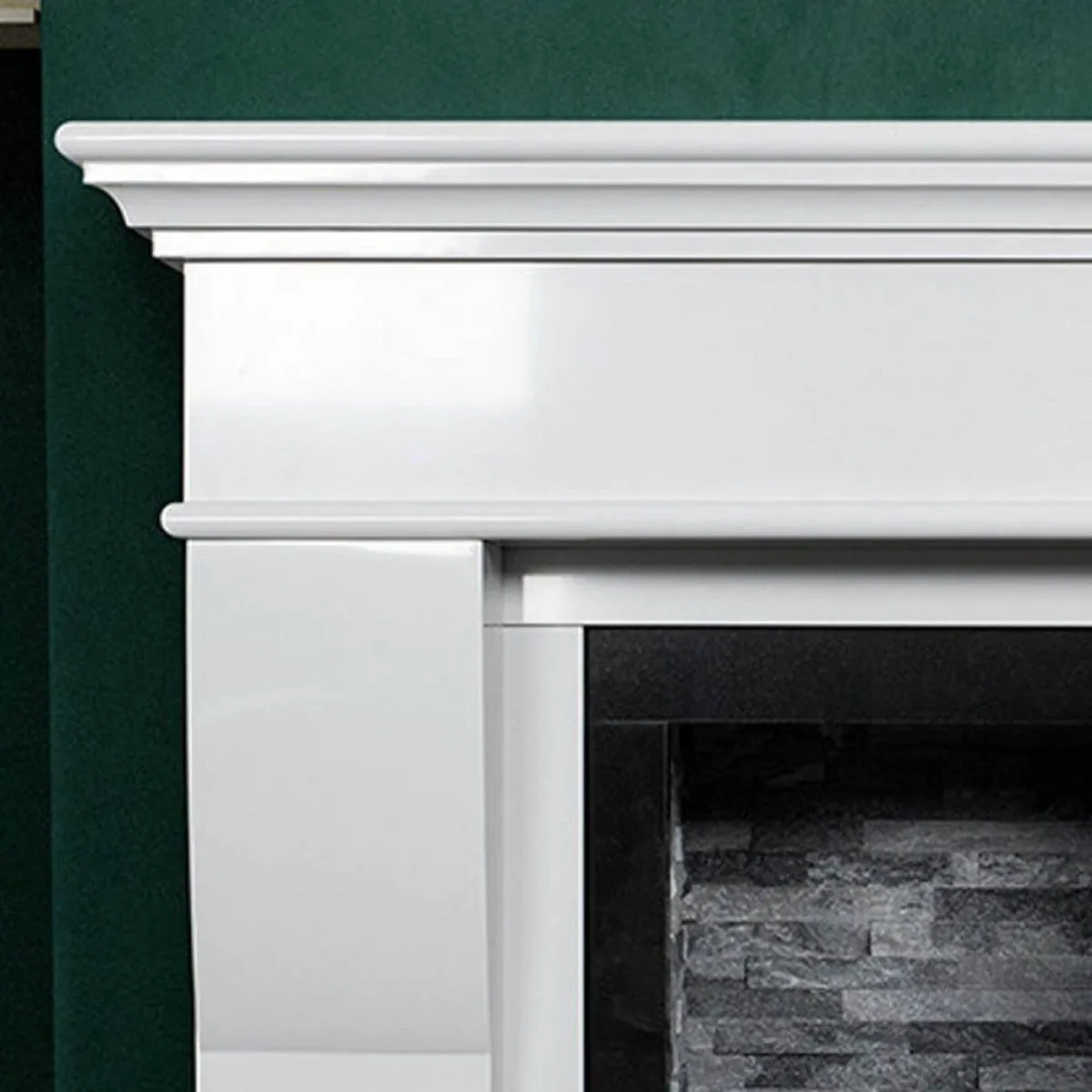 Estada Polar White Marble Fireplace Surround - Image 2