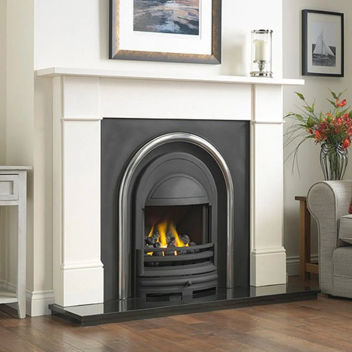 Flat Victorian Marble Fire Surround - Image 1