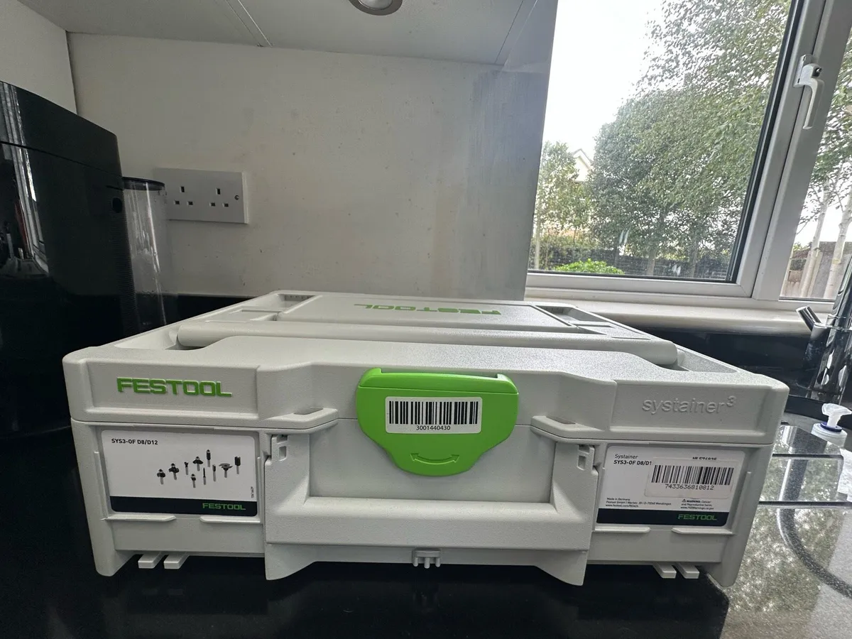 Festool brand new 50 carbide router bit set in Sys - Image 1