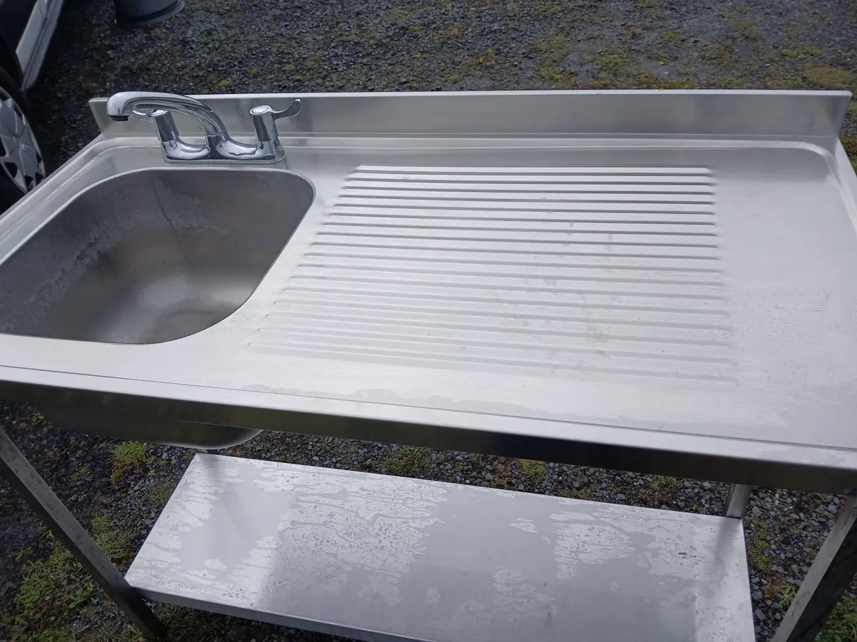 Staneless steel cabbinet sink unit complete - Image 3