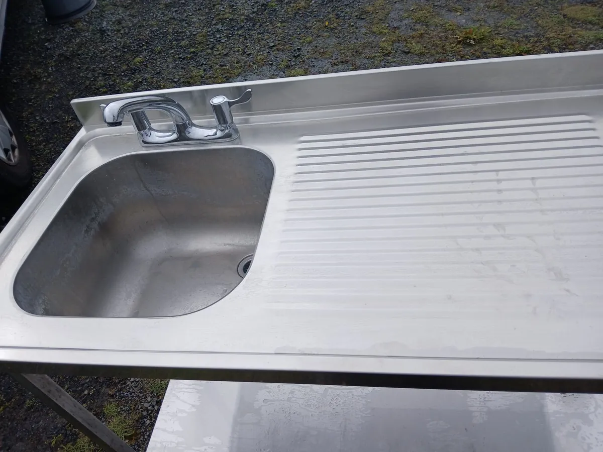 Staneless steel cabbinet sink unit complete - Image 2