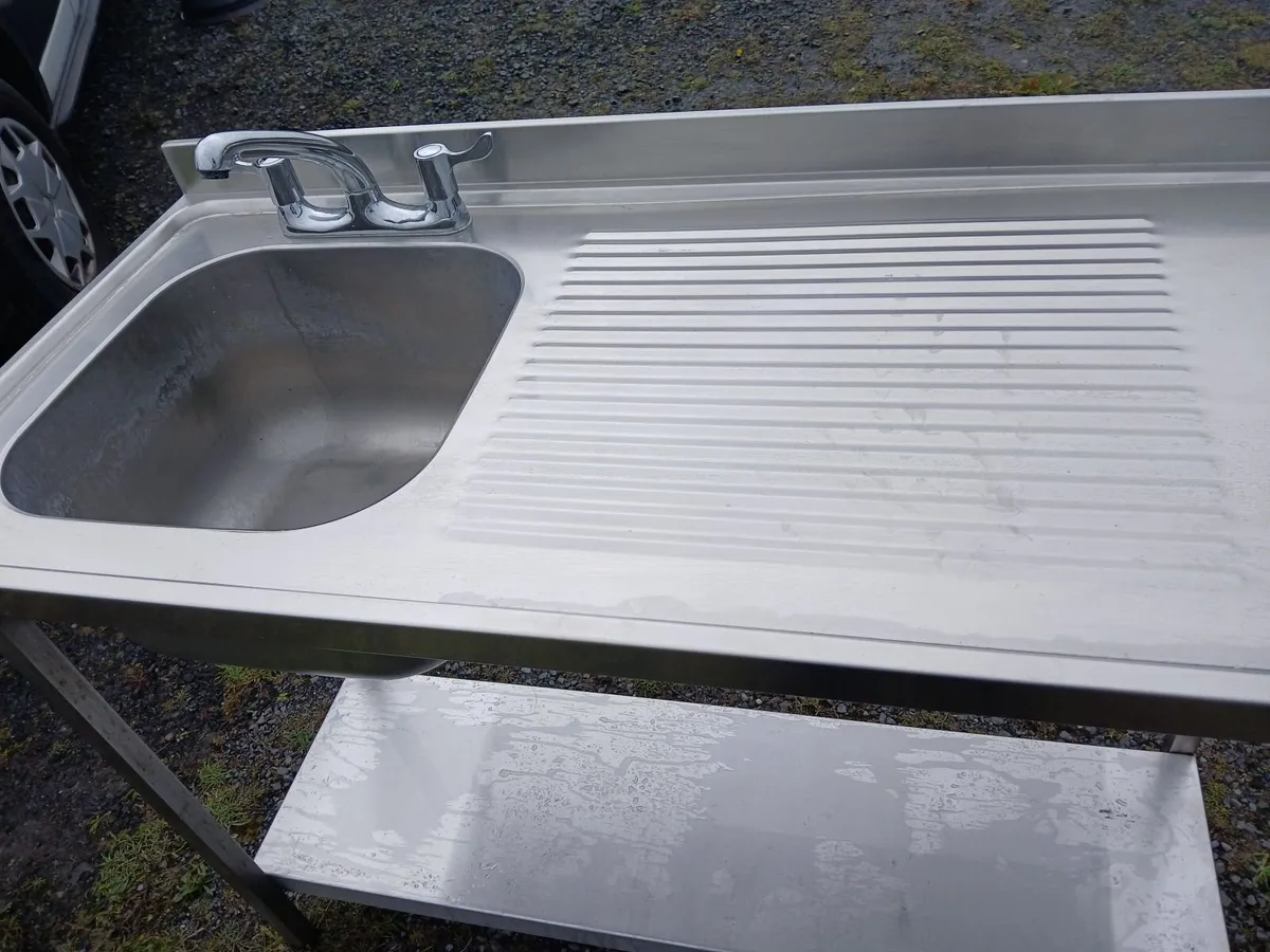 Staneless steel cabbinet sink unit complete - Image 4