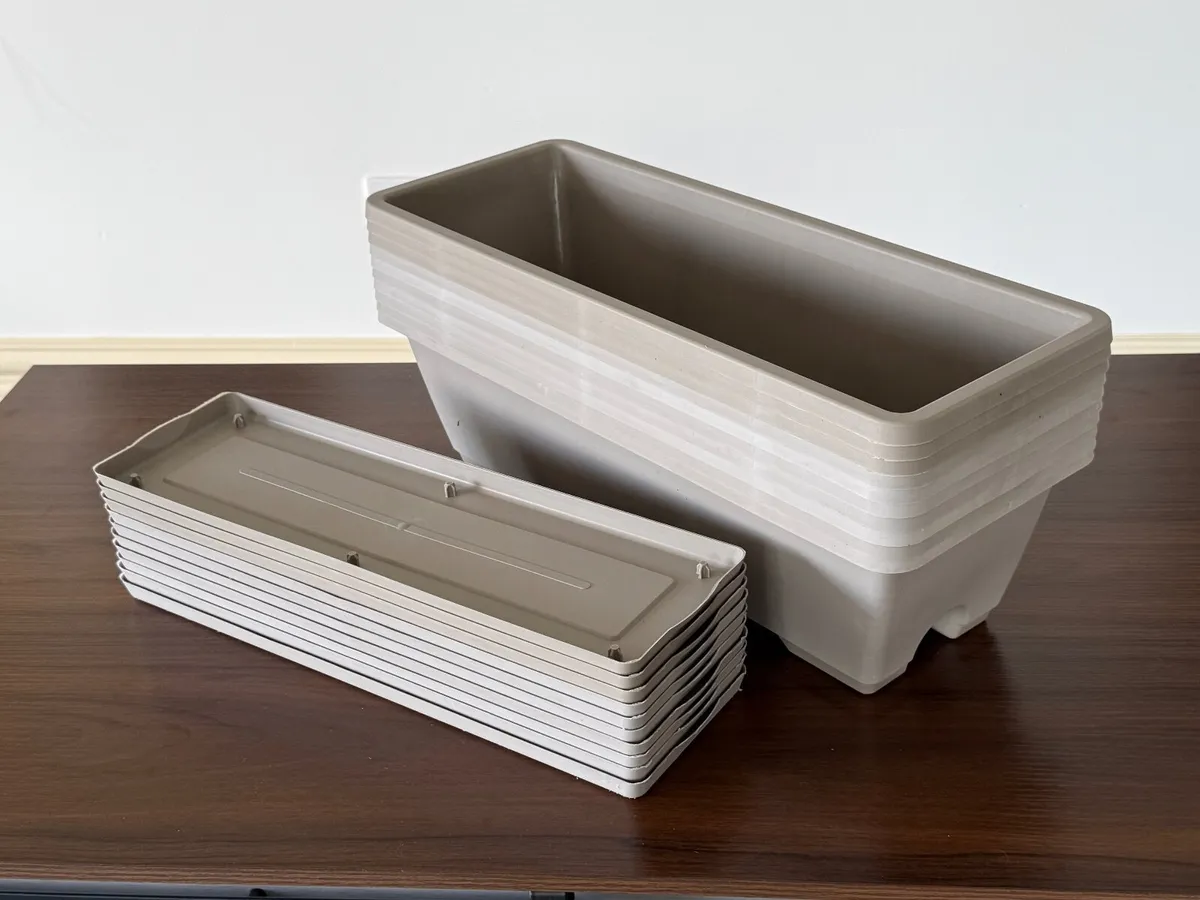 10 Stacking Propagation Trays for Gardening. - Image 1