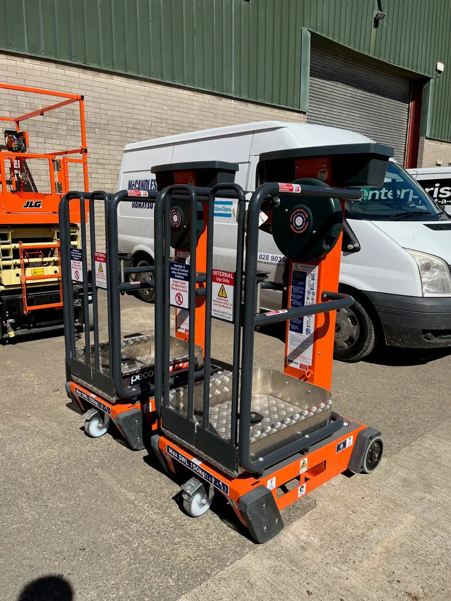New JLG Pecolift Push-Around Lifts - Image 1